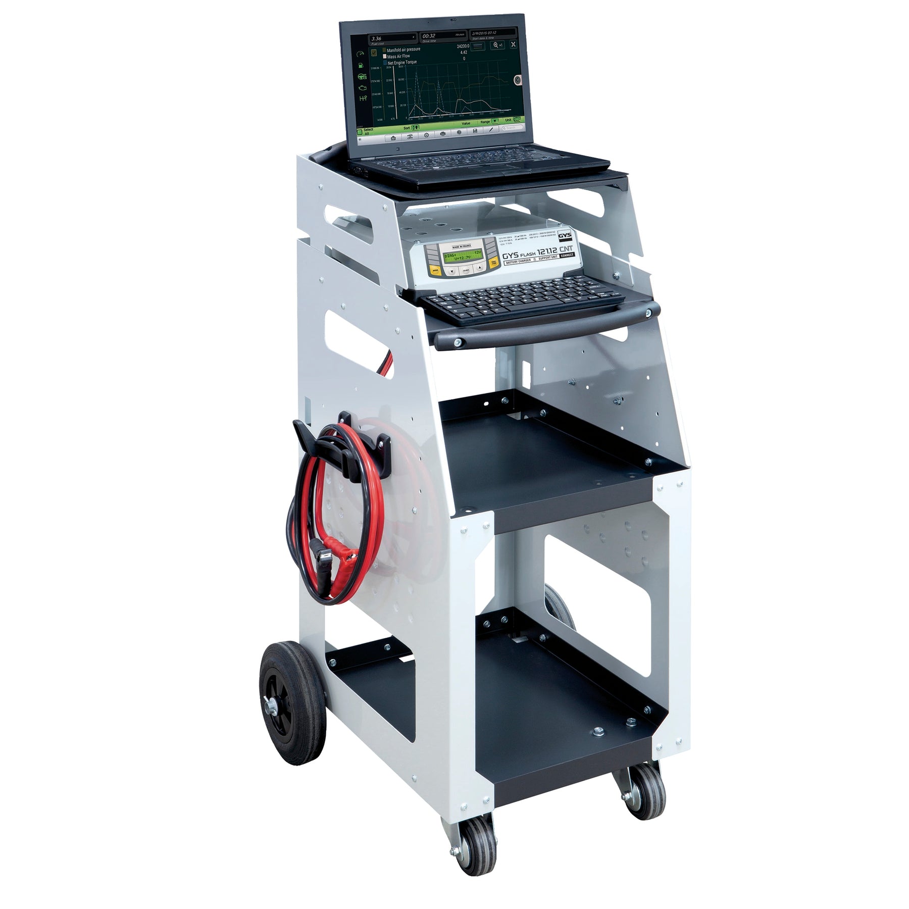 GYSFLASH HF XXL Fahrwagen – Servicewagen- Trolley