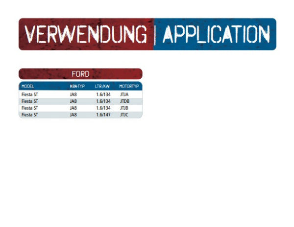 90815020 HJS ECE Downpipe passend für: Ford Fiesta ST MK III (1.6 - Euro 5 - 6)