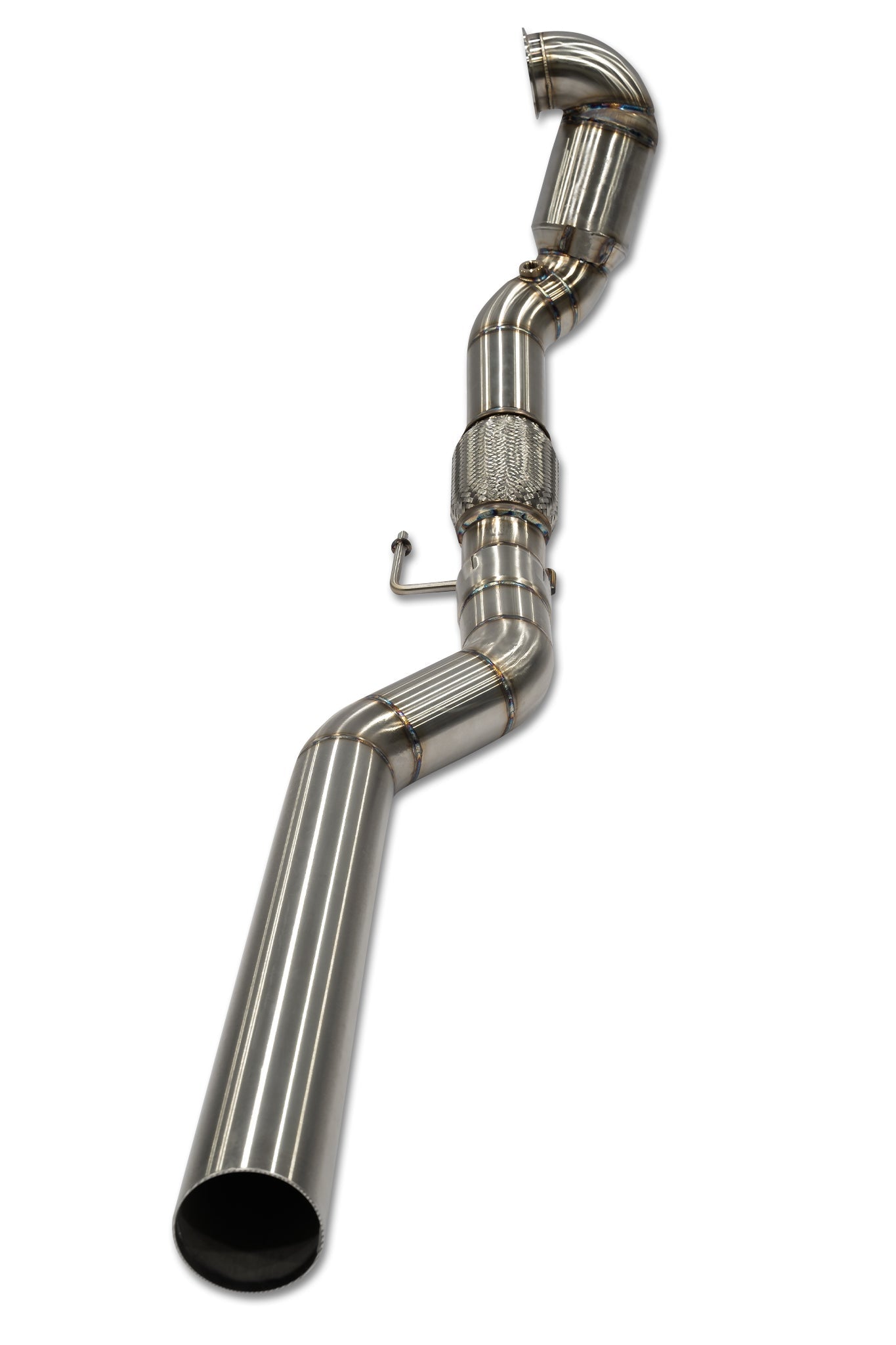 E-EXHAUST 3,5" Downpipe - EA888 Gen.3 - AWD