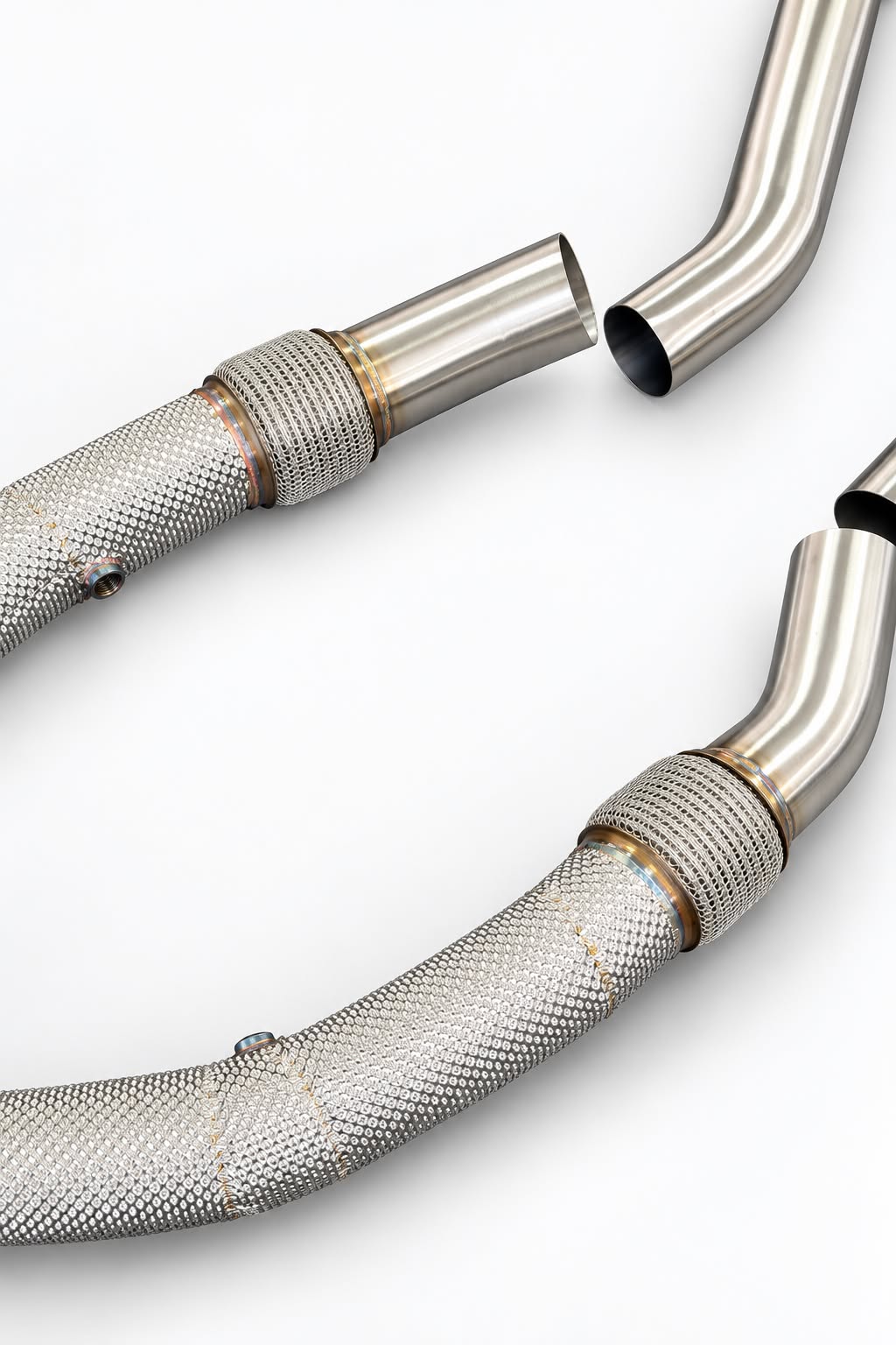 Audi RS6/RS7 C7 Downpipe-Set – 3 Zoll Straight mit Hitzeschutz