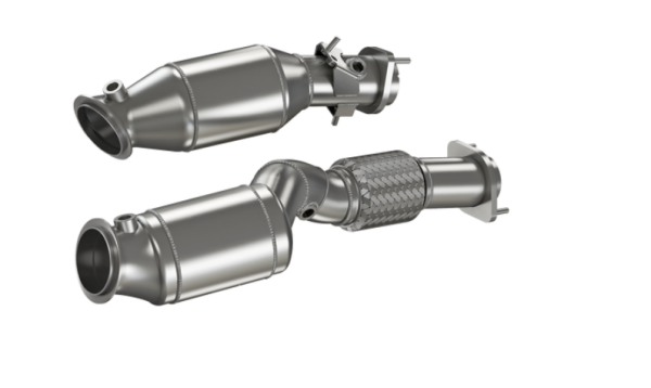 90822060 HJS ECE Downpipe passend für: BMW M2 M3 M4 G8X / X3 / X4 M F97 S58 OPF