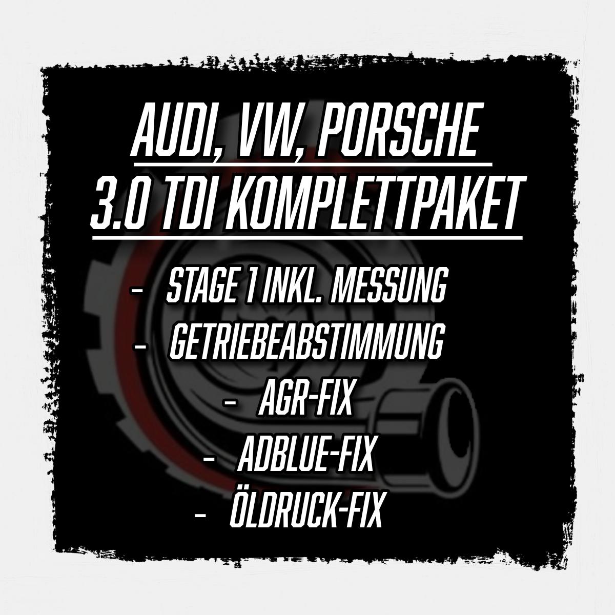 3.0 TDI Tuning-Komplettpaket Audi VW Porsche