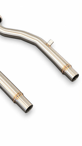 Audi RS6/RS7 C7 Downpipe-Set – 3 Zoll Straight mit Hitzeschutz