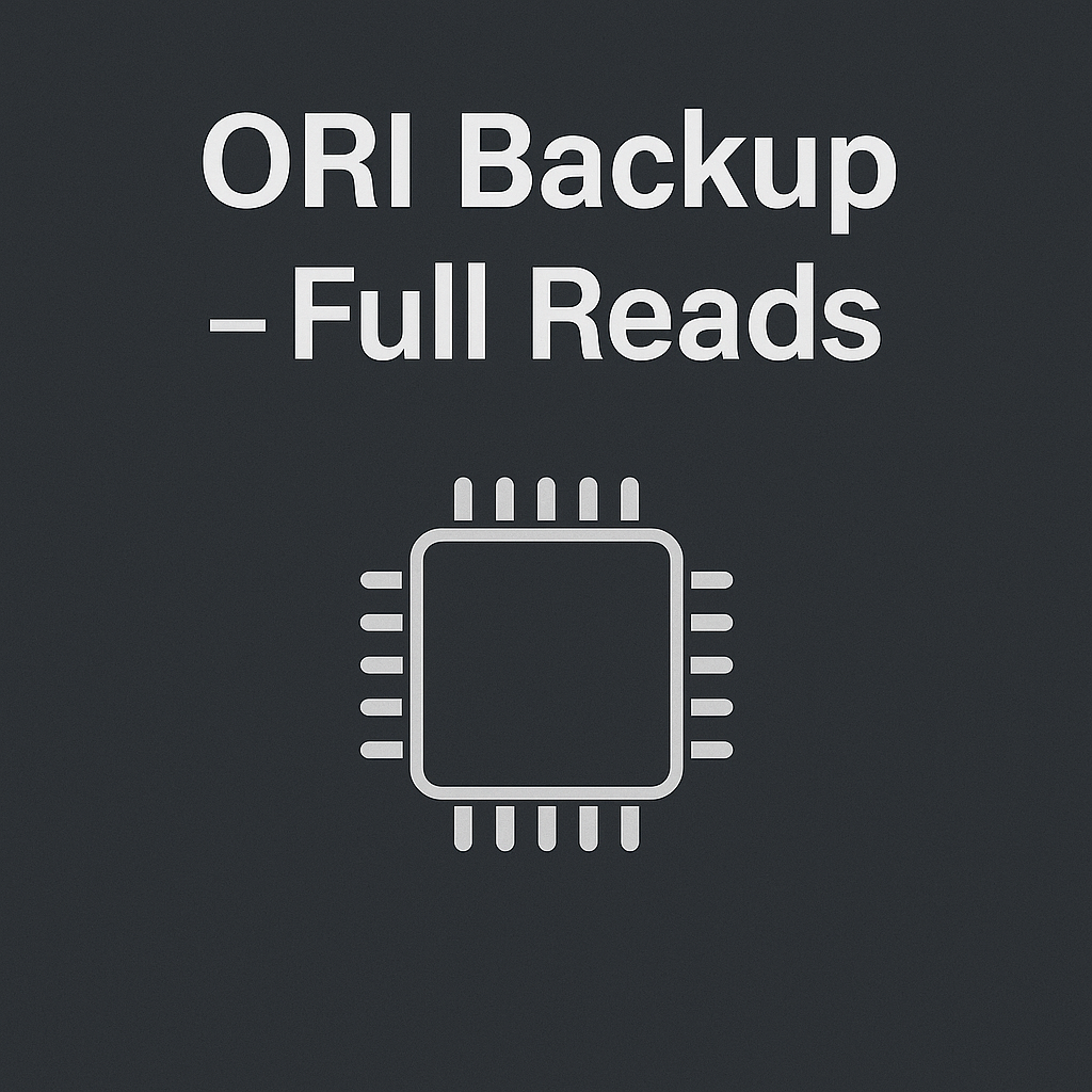 ORI Backup – VAG MED17.5.21 04E906016E 04E907309A 533196 5542 – Autotuner Full Backup