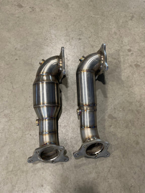 E-EXHAUST 3,5"-3" Downpipe - Honda Civic Typ R FK8