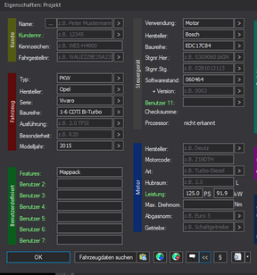 Winols Mappack OPEL ECU BOSCH EDC17C84 060464 1.6 CDTI 125PS 92kW