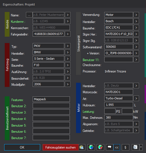 Winols Mappack BMW ECU BOSCH EDC17C41 N47D20O1 506060 O_7DPB-00000500-002 20d