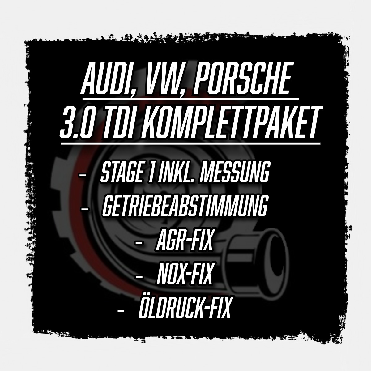 3.0 TDI Tuning-Komplettpaket Audi VW Porsche